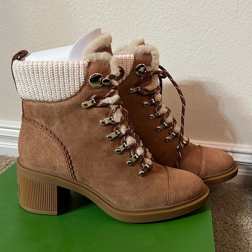 Kate spade lace up boots